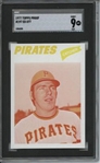 1977 Topps #197 Ed Ott 9 card progressive proof.